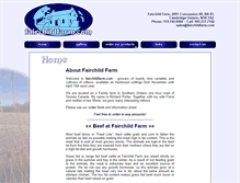 Tablet Screenshot of fairchildfarm.com